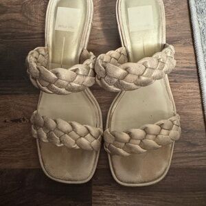 Dolce Vita Women's Braided Sandals light gold-